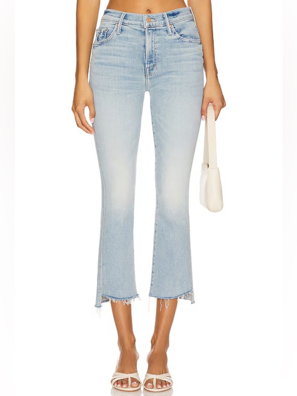 MOTHER Insider Crop Step Fray